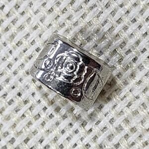 Silver-Tone Bead Charm